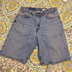 Classic Light Levis Blue Denim Shorts